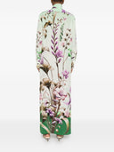 F.R.S . Printed Silk Dress