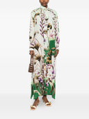 F.R.S . Printed Silk Dress