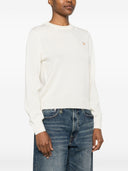 Maison Kitsune‘ Baby Fox Wollpullover mit Rundhalsausschnitt