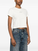 Baumwoll-T-Shirt mit Logo von Maison Kitsune