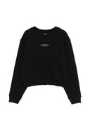 Kurzes Sweatshirt aus Baumwolle mit Logo von Maison Kitsune