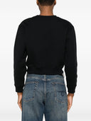 Kurzes Sweatshirt aus Baumwolle mit Logo von Maison Kitsune