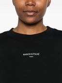 Kurzes Sweatshirt aus Baumwolle mit Logo von Maison Kitsune