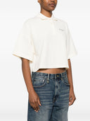 Übergroßes Baumwoll-Poloshirt von Maison Kitsune