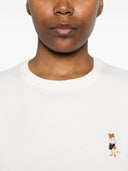 Baumwoll-T-Shirt „Dressed Fox“ von Maison Kitsune