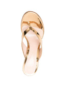 Gianvito Rossi Sofia Leather Thong Sandals