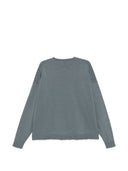 Alysi Baumwollpullover mit Rundhalsausschnitt