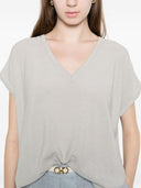 Fabiana Filippi Cotton V Necked Top