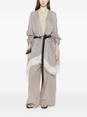 Fabiana Filippi Fringed Linen Poncho