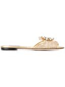 Dolce & Gabbana Rainbow Lace Slippers