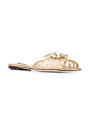 Dolce & Gabbana Rainbow Lace Slippers