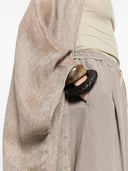 Fabiana Filippi Fringed Linen Poncho