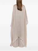 Fabiana Filippi Fringed Linen Poncho