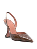 Amina Muaddi Holli Slingback Pumps