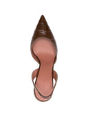 Amina Muaddi Holli Slingback Pumps