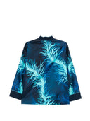 F.R.S . Printed Silk Jacket