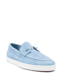 Christian Louboutin Chambeliboat Suede Leather Loafers