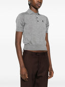 Ami Paris Ami De Coeur Wool Polo Shirt