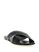 Khaite Liria Leather Flat Sandals