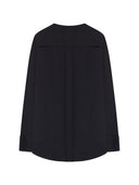 Toteme Main Bluse mit V-Ausschnitt