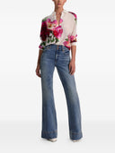 Alice + Olivia Printed Silk Shirt