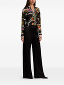 Alice + Olivia Printed Silk Shirt