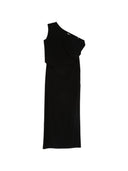 Langes Kleid mit seitlichem Schlitz von Norma Kamali