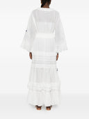 Ermanno Firenze Embroidered Maxi Dress