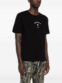 Mm6 Maison Margiela Logo Cotton T Shirt