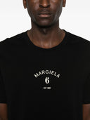 Mm6 Maison Margiela Logo Cotton T Shirt