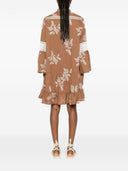 Bye Printed Cotton Dress