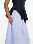 Archivio '67 Striped Cotton Skirt