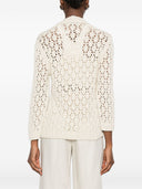 Fabiana Filippi Cotton V Necked Cardigan