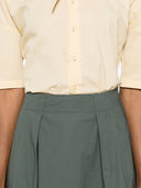 Langer Woolrich-Baumwollrock