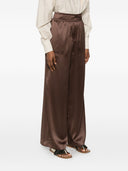 Brunello Cucinelli Silk Trousers