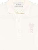 Ami Paris Ami De Couer Cotton Polo Shirt