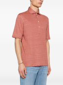 Brunello Cucinelli Linen And Cotton Polo Shirt