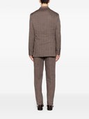 Brunello Cucinelli Wool And Linen Double Breasted Suit