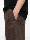 Gucci Gg Linen Blend Shorts