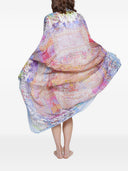 Faliero Sarti Florence Map Silk Blend Stole