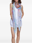 Faliero Sarti Florence Map Silk Blend Stole