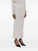 Rick Owens Silk Blend Long Skirt
