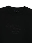 Bawełniana bluza z okrągłym dekoltem Emporio Armani