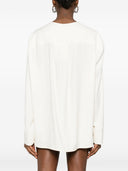 Toteme Main Bluse mit V-Ausschnitt