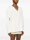 Toteme Main Bluse mit V-Ausschnitt