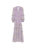 Langes Kleid aus Chiffon von Catalina