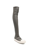 Rick Owens Leather Over The Knee Boots