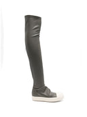 Rick Owens Leather Over The Knee Boots