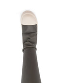 Rick Owens Leather Over The Knee Boots