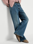 Brunello Cucinelli Denim-Jeans mit ausgestelltem Bein